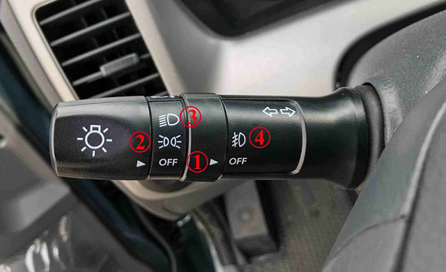 Nút điều khiển âm lượng, điều hòa trên ô tô