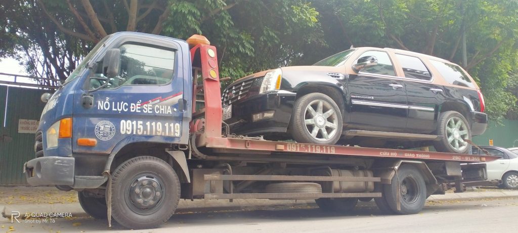 Cứu hộ xe ô tô hỏng tại Văn Lâm - Hưng Yên