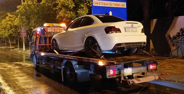  hình ảnh cứu hộ ô tô bigc long biên