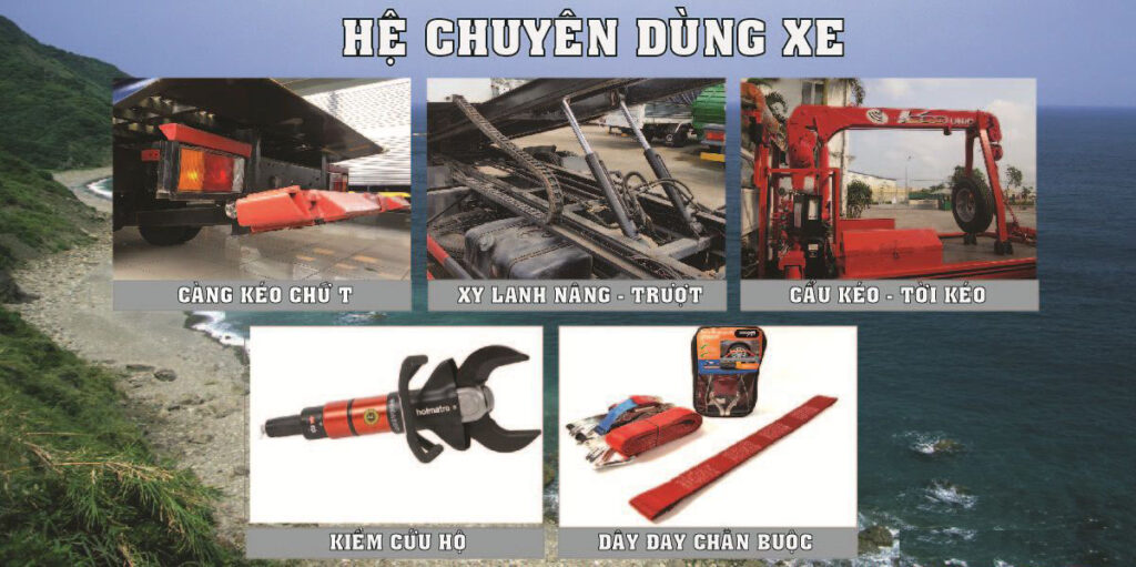 Thiết bị chuyên dụng xe cứu hộ