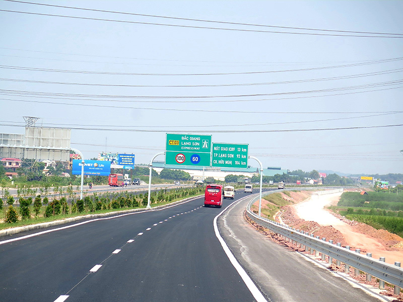 Tuyến cao tốc Hà Nội đi Bắc Giang