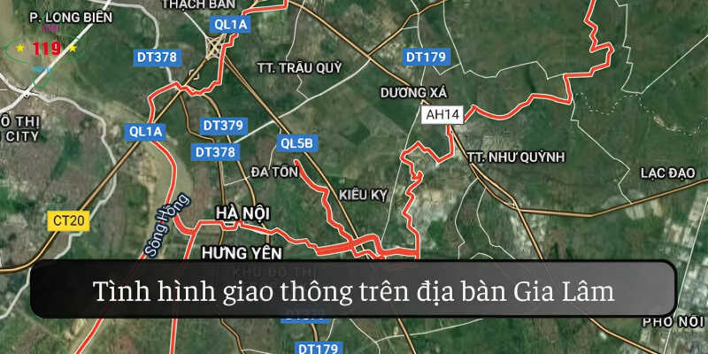 Tình hình giao thông Gia Lâm phức tạp, tắc nghẽn