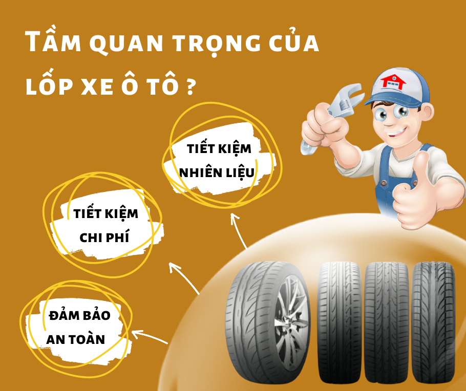 Tầm quan trọng của lốp xe ô tô