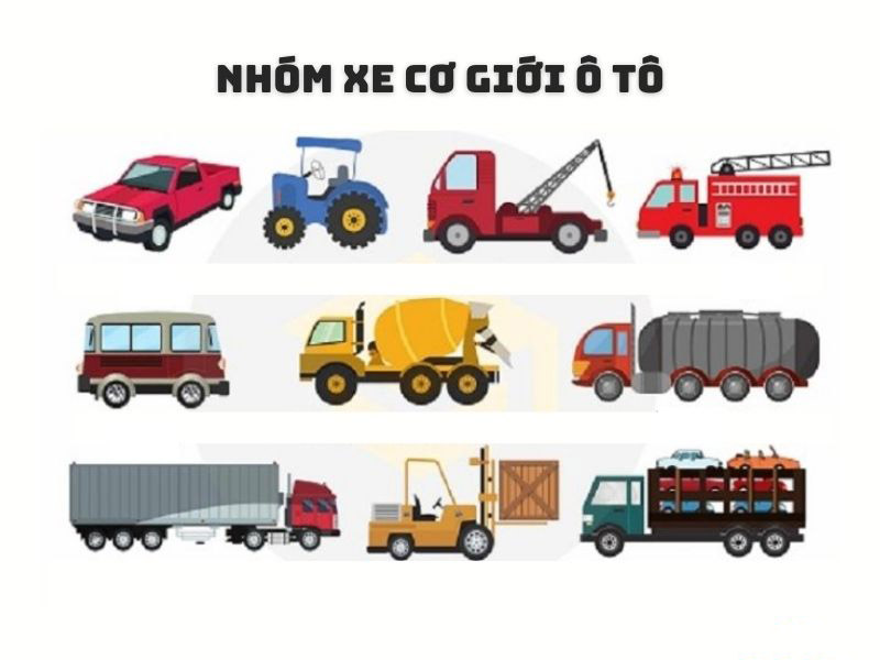 Nhóm xe cơ giới ô tô (xe con)