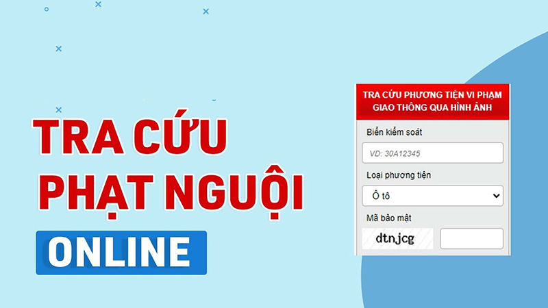 Hướng dẫn tra cứu phạt nguội