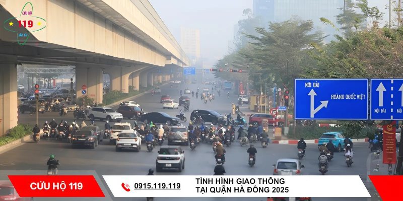 Giao thông tại Hà Đông ngày càng trở lên đông đúc