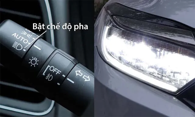 Ký hiệu đèn pha ô tô chiếu xa