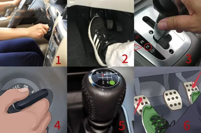Cách khởi động xe số sàn đơn giản