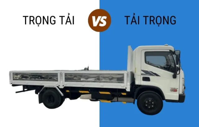 Sự khác biệt giữa trọng tải và tải trọng của xe