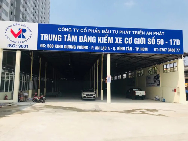 Trạm đăng kiểm xe ô tô tại TPHCM