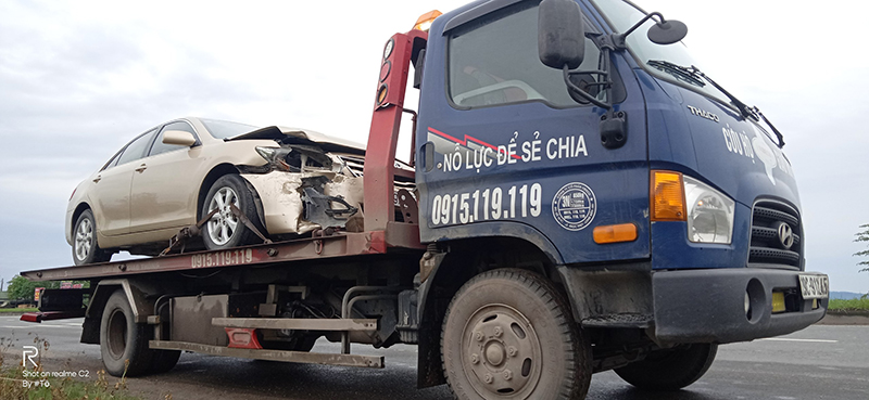 Quy trình cứu hộ ắc quy tại Hải Phòng của Cứu hộ 119