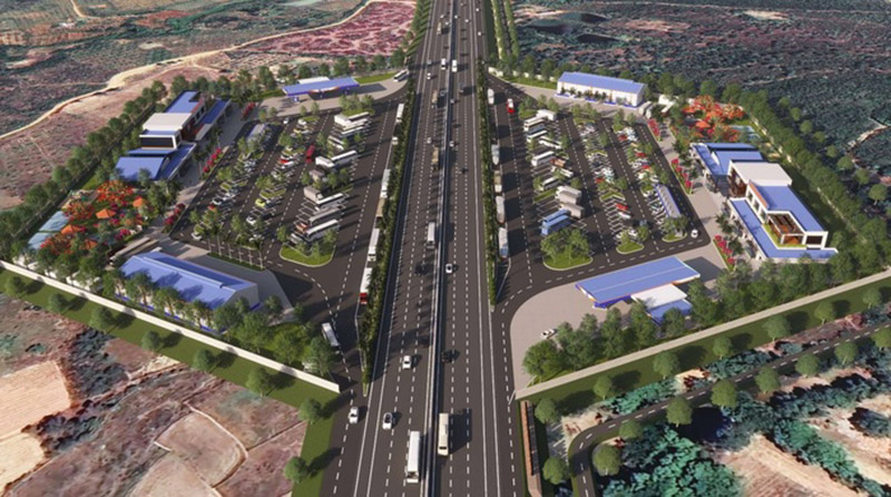 Bản vẽ thi công trạm dừng nghỉ cao tốc Vân Phong - Nha Trang