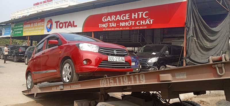 Hỗ trợ đưa xe ô tô về gara để sửa chữa